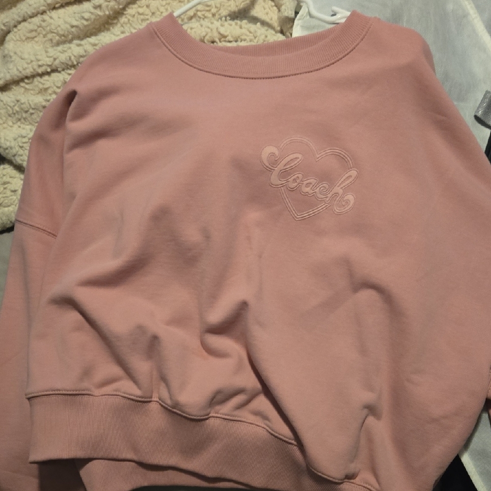 Coach Blush Pink Pullover